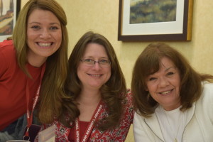 Jessica and Quinette pictured with SCBWI member, Cynthia Weishapple